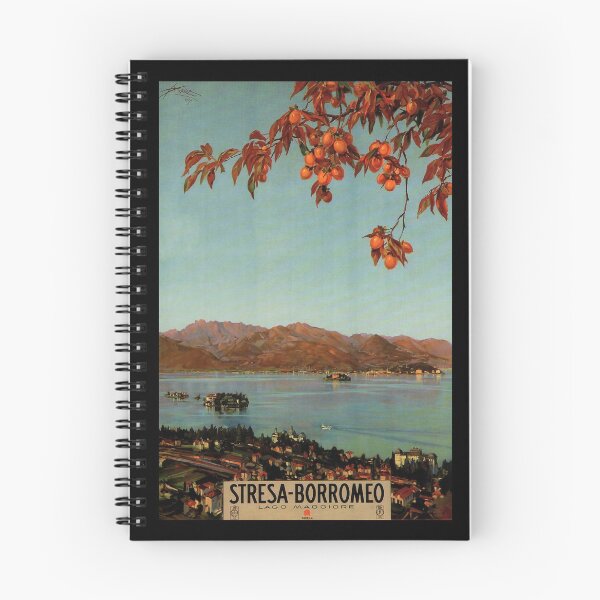 Item preview, Stresa Borromeo retro poster designed and sold by CorasPosters.