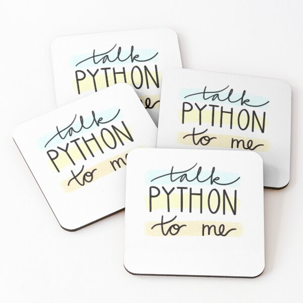 Item preview, Talk Python to Me designed and sold by ienjoydogs.