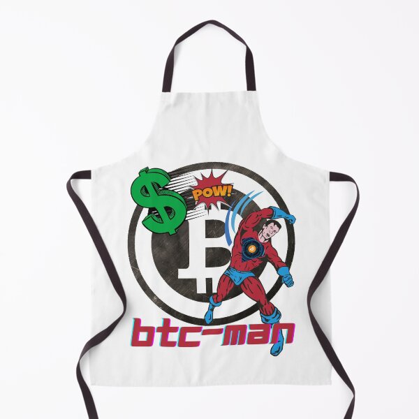 Item preview, BTC Man, Bitcoin Superhero, Cryptocurrency Comic designed and sold by WinningUniverse.