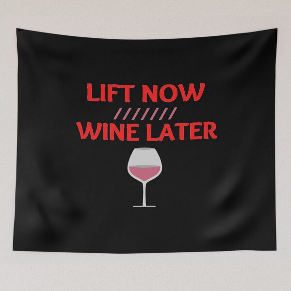 Item preview, Lift now wine later designed and sold by Monkey204.