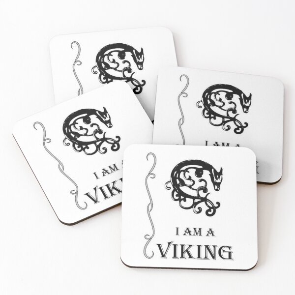 Item preview, DREKI 1 I am a viking dragon North shadow silhouette celtic god designed and sold by dragonemma.