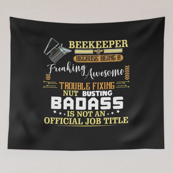 Item preview, Beekeeper Badass designed and sold by GeniusDesignArt.