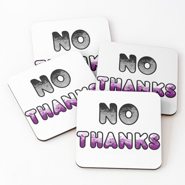 Item preview, Asexual Flag Color No Thanks Nonsexual LGBTQIA designed and sold by wenarts.