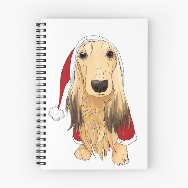 Item preview, Christmas Dachshund- Cream longhair designed and sold by rdowerarts.