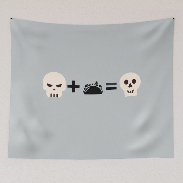 Item preview, Skeleton Eating Tacos Halloween Cute designed and sold by Shujii.
