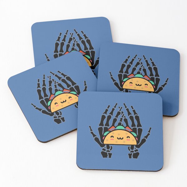 Item preview, Taco en manos esqueléticas Halloween Cute designed and sold by Shujii.