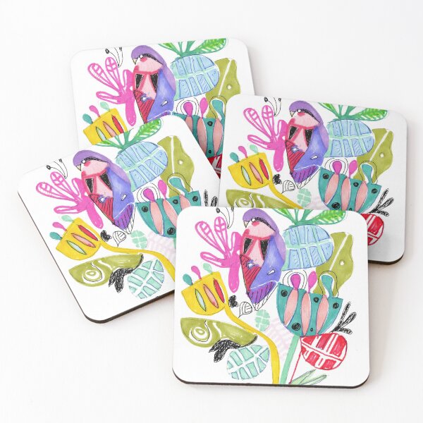 Item preview, Botanical Pop Bird designed and sold by Lisa Jane Creative.