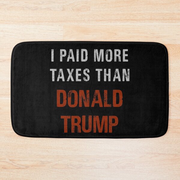 Item preview, I Paid More Taxes Than Donald Trump Protest Design Dark Version designed and sold by magentasponge.