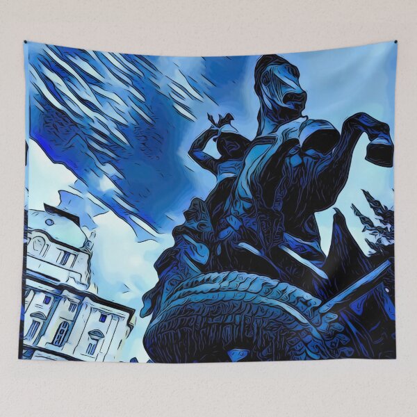 Item preview, Saint George killing the dragon - Zagreb, National Theatre designed and sold by Gregredfern.