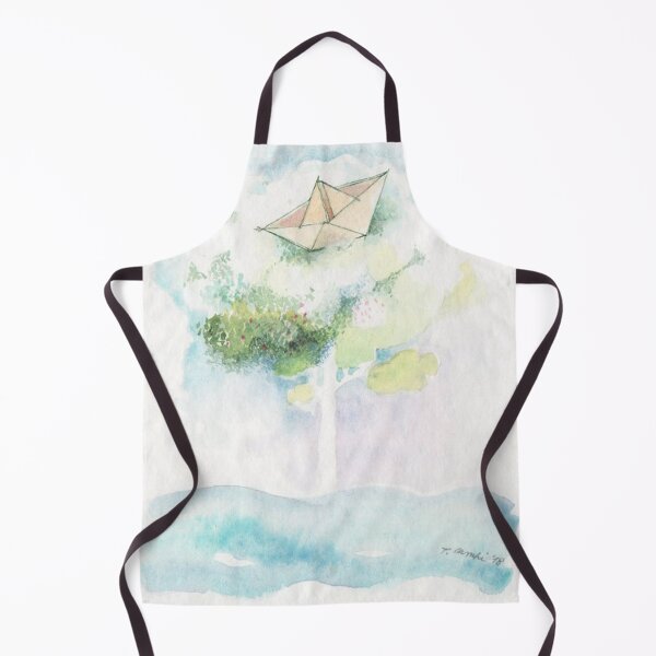 Item preview,  little boat over the tree - watercolor designed by Tizi Graphics designed and sold by TiziGraphics.