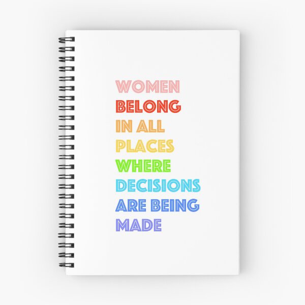 Aperçu de l'œuvre RBG - Les femmes appartiennent à tous les endroits où des décisions sont prises créée et vendue par creativeloft.