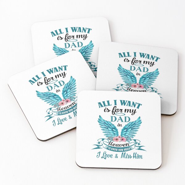 Item preview, All I Want Is For My Dad In Heaven I Miss My Dad designed and sold by HolmesMillie1.