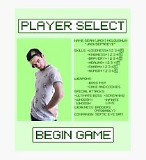 Jacksepticeye Player Bildschirm auswählen Fotodruck