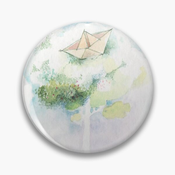Item preview,  little boat over the tree - watercolor designed by Tizi Graphics designed and sold by TiziGraphics.