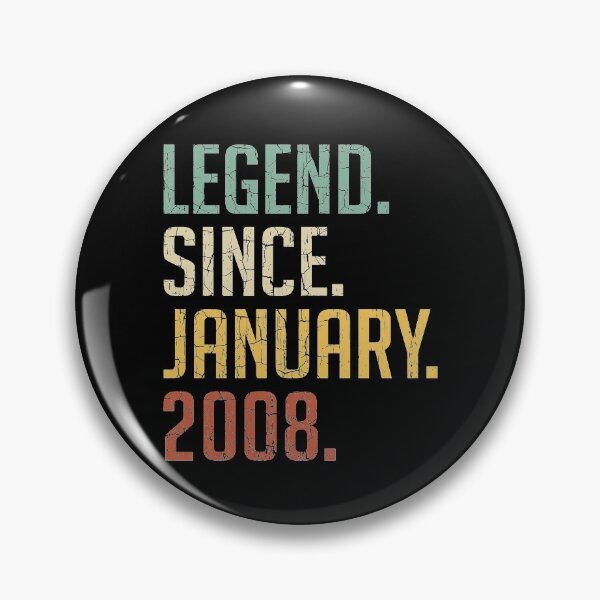 Item preview, Legend Since January 2008 13rd Birthday Gift 13 Years Old Vintage January 2008 designed and sold by Takatv.