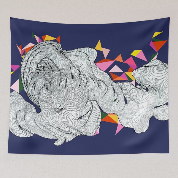 Item preview, Clouds - Blue designed and sold by AlisonHurley.