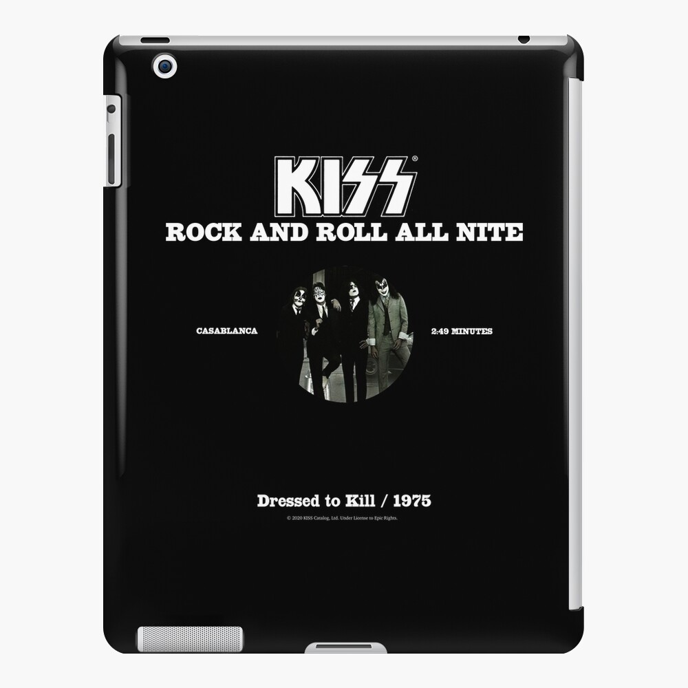 KISS - Rock and Roll All Nite iPad Case & Skin