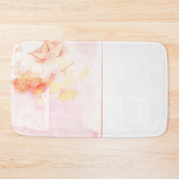 Item preview, little boat over the tree - orange - watercolor designed by Tizi Graphics designed and sold by TiziGraphics.