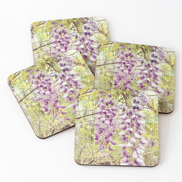 Item preview, Purple Wisteria vine blooming designed and sold by VondasCreations.