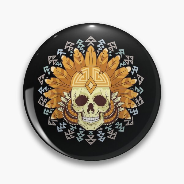 Item preview, Aztec Skull Horror Graphic Halloween Men and Boys designed and sold by RussellRoss.