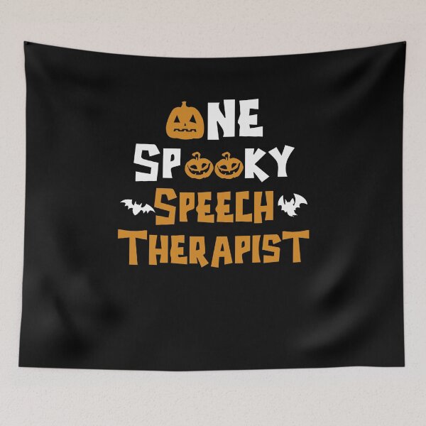 Item preview, un terapeuta del habla espeluznante, regalos para estudiantes del habla, regalos para estudiantes de posgrado en patología del habla designed and sold by AAMDesigns.