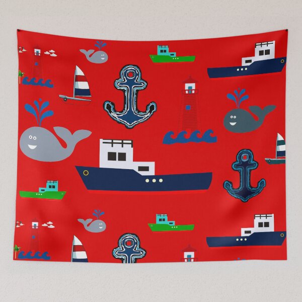 Item preview, Nautical Red  designed and sold by MarcSabuncu.