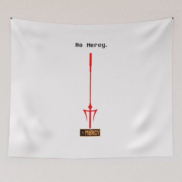 Item preview, No Mercy Asgore's Polearm Undertale with word designed and sold by ndubrey.
