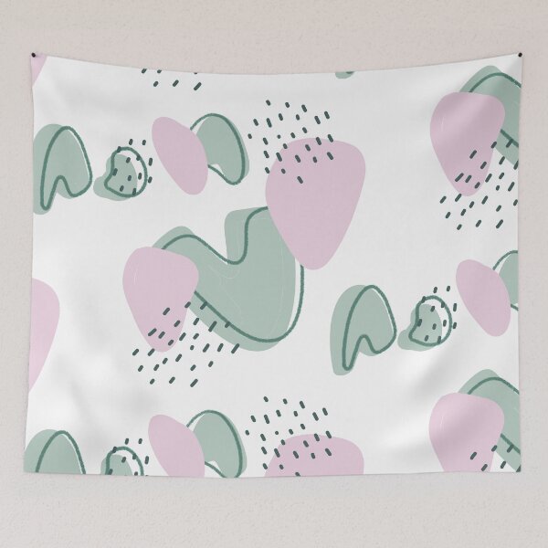 Item preview, Abstract modern pattern (pink/green) designed and sold by PaintPsd.