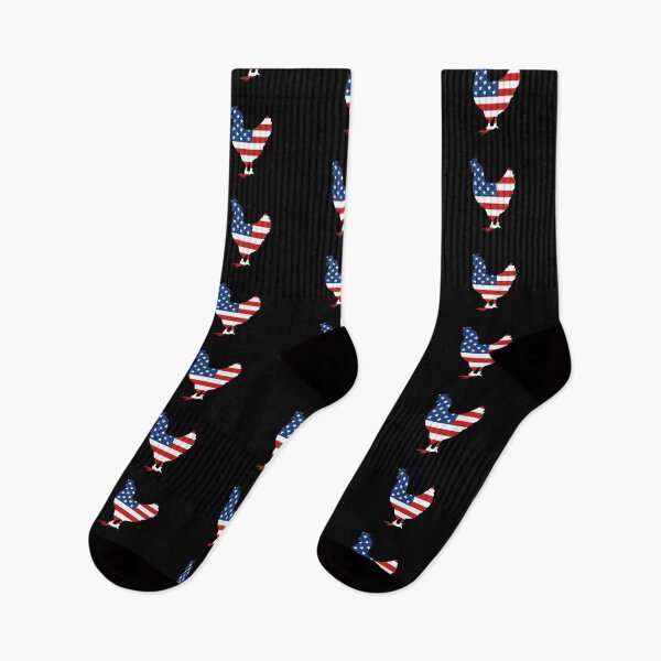 Item preview, Chicken American Flag designed and sold by teesaurus.