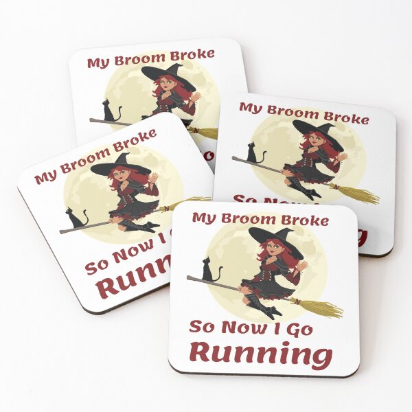 Item preview, My Broom Broke so now i go running designed and sold by amrmab.