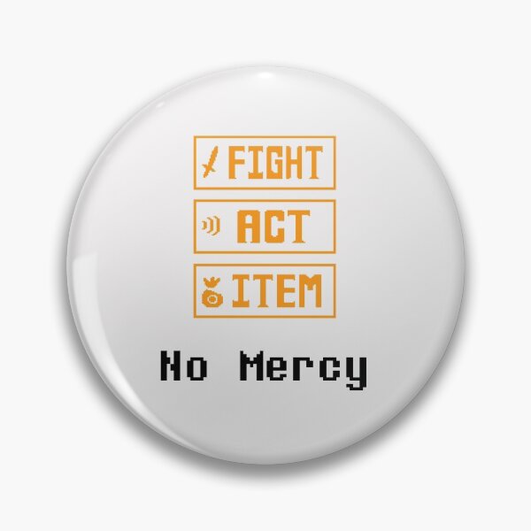 Item preview, No Mercy Fight scene Undertale designed and sold by ndubrey.