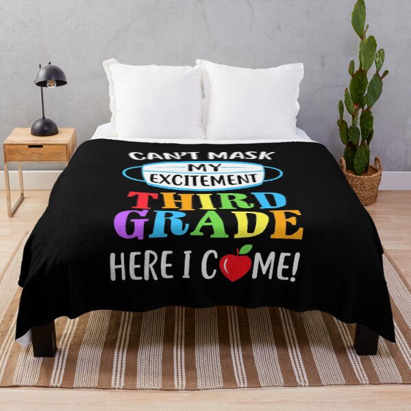 Item preview, I Cant Mask My Excitement 3rd Grade Here I Come designed and sold by CreativeGift.