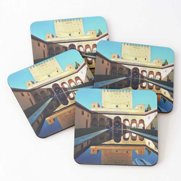 Item preview, Alhambra Reflecting Pool Illustration designed and sold by tremendoustees.