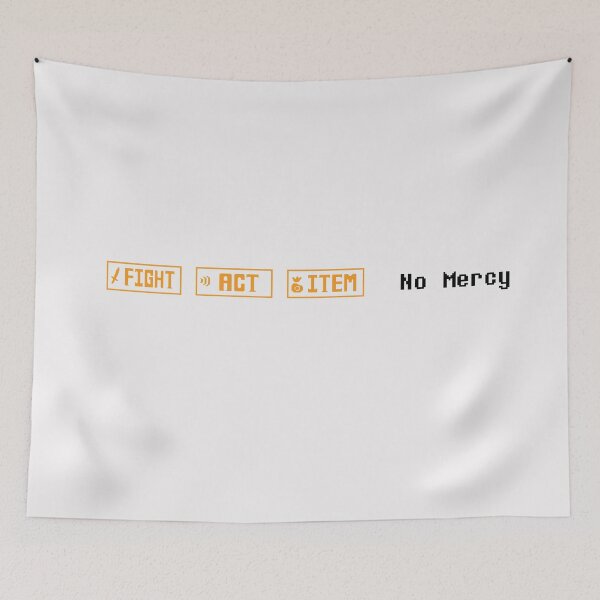 Item preview, No Mercy Fight scene Undertale Horizontal designed and sold by ndubrey.