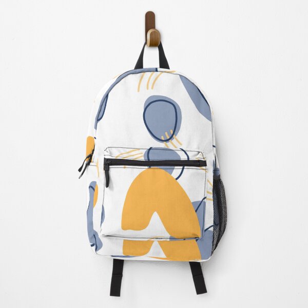 Item preview, Abstract modern pattern (orange/blue/grey) designed and sold by PaintPsd.