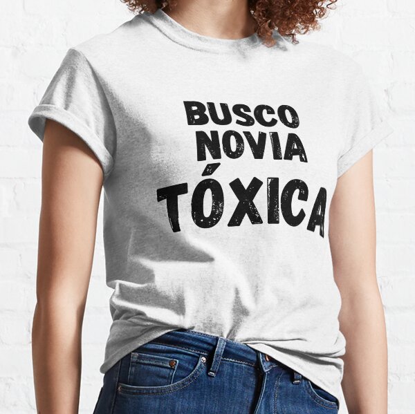 BUSCO TOXICA QUE PONGA LONCHE PLAYERA NEGRA / BLACK T-SHIRT WHITE OR RED  DESIGN