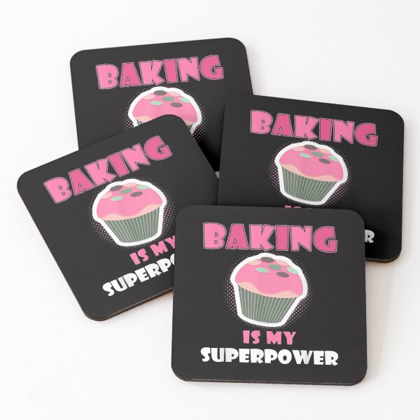 Artikelvorschau, Backen ist mein Supermacht Cupcake Liebhaber Bäcker entworfen und verkauft von KhanWill.