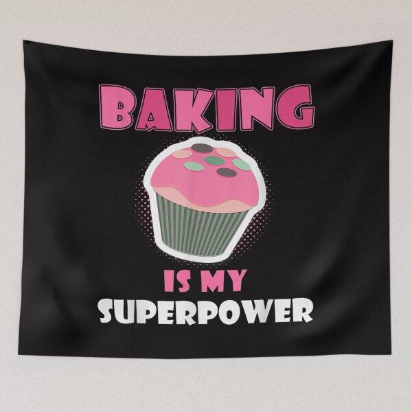 Artikelvorschau, Backen ist mein Supermacht Cupcake Liebhaber Bäcker entworfen und verkauft von KhanWill.