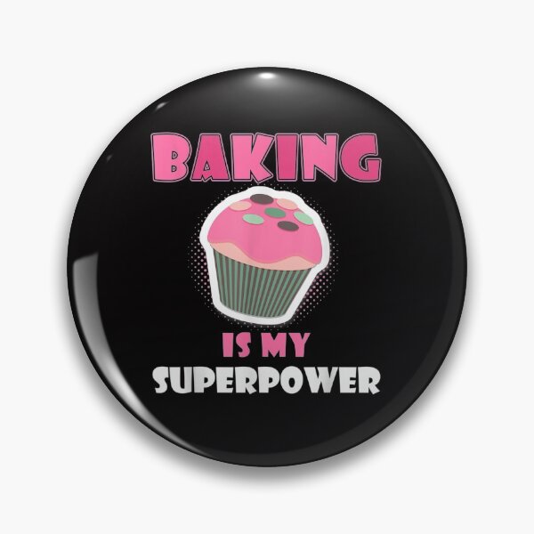 Artikelvorschau, Backen ist mein Supermacht Cupcake Liebhaber Bäcker entworfen und verkauft von KhanWill.