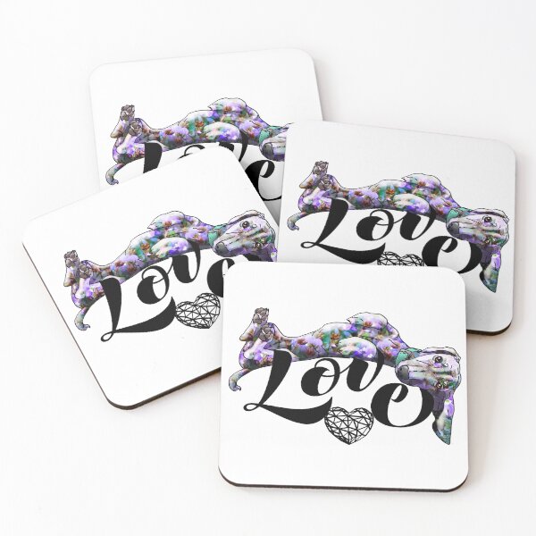 Item preview, Love Dachshund- Blue Flowers design designed and sold by rdowerarts.