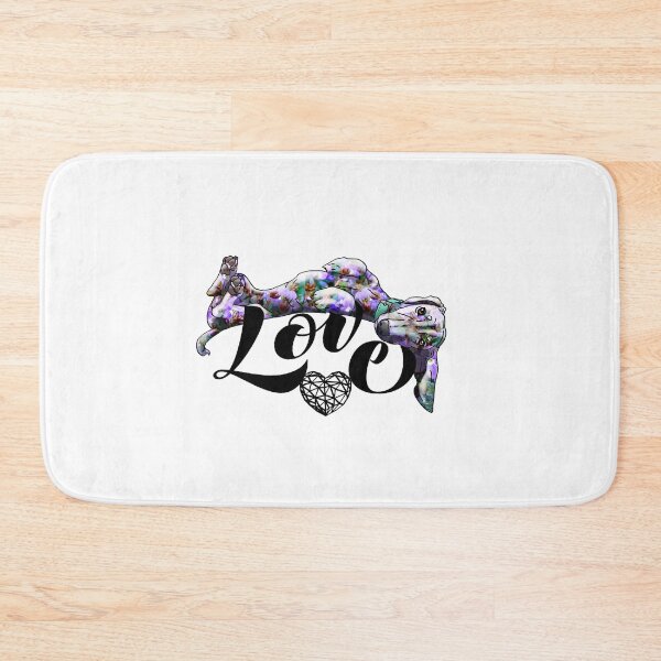 Item preview, Love Dachshund- Blue Flowers design designed and sold by rdowerarts.