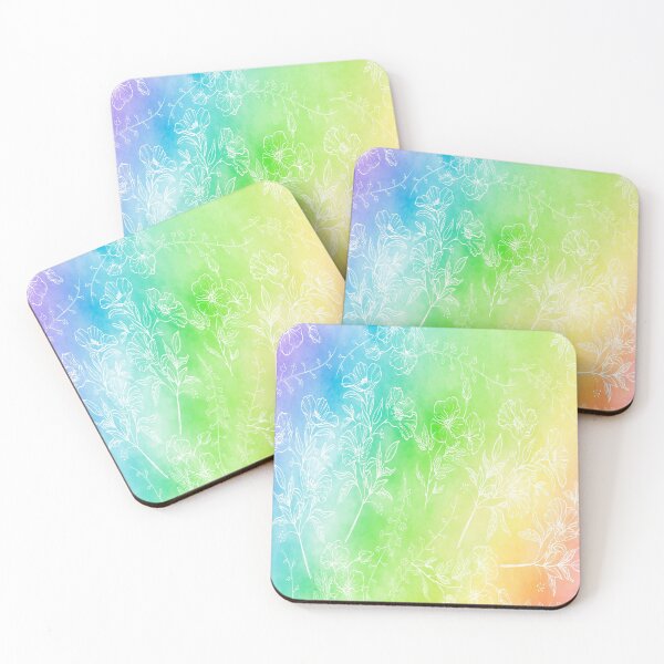 Item preview, Rainbow Floral Pattern designed and sold by collazodesigns.