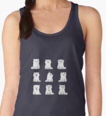 Nine cute white kittens Women's Tank Top