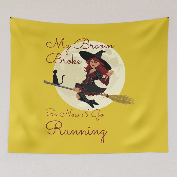 Item preview, My Broom Broke so now i go running designed and sold by amrmab.