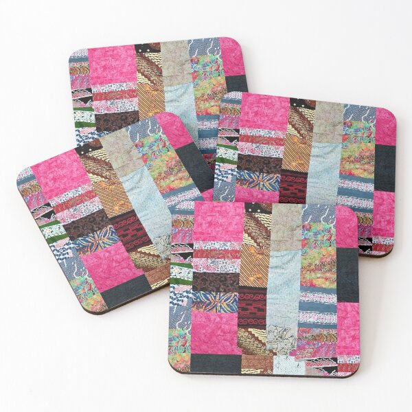 Item preview, Indonesian Batik Patchwork Pink Tone designed and sold by Lojicraft.