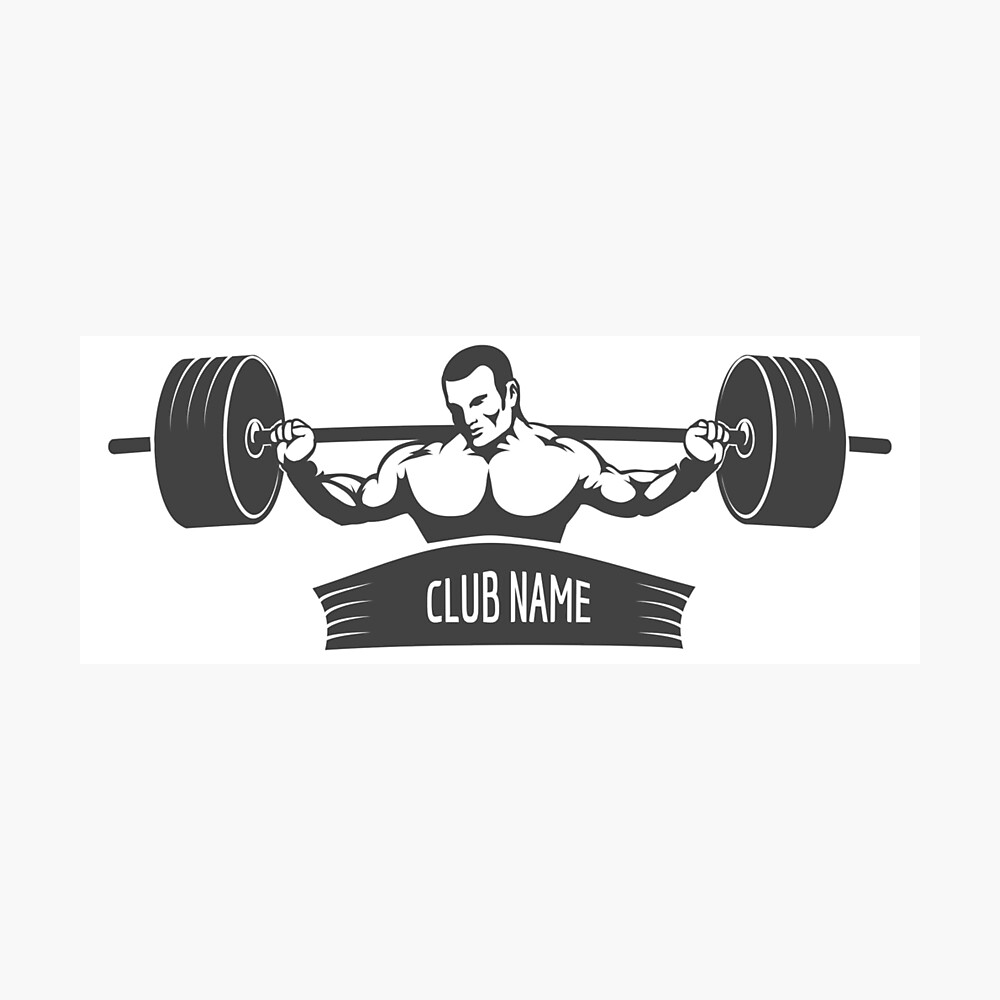 Powerlifting. Illustration of human skull with barbell in his teeth. Design  element for poster, card, banner, emblem, t shirt. Vector illustration  Stock Vector Image & Art - Alamy