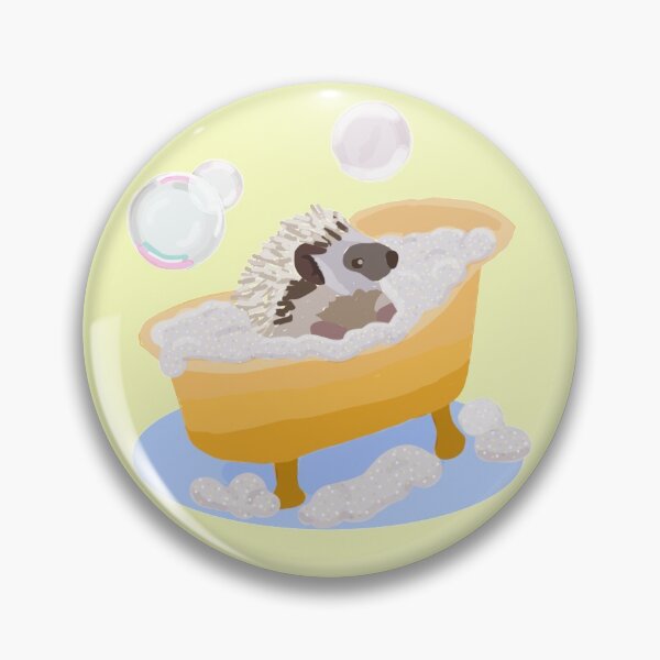 Item preview, Bathtime Hedgehog designed and sold by megs458.