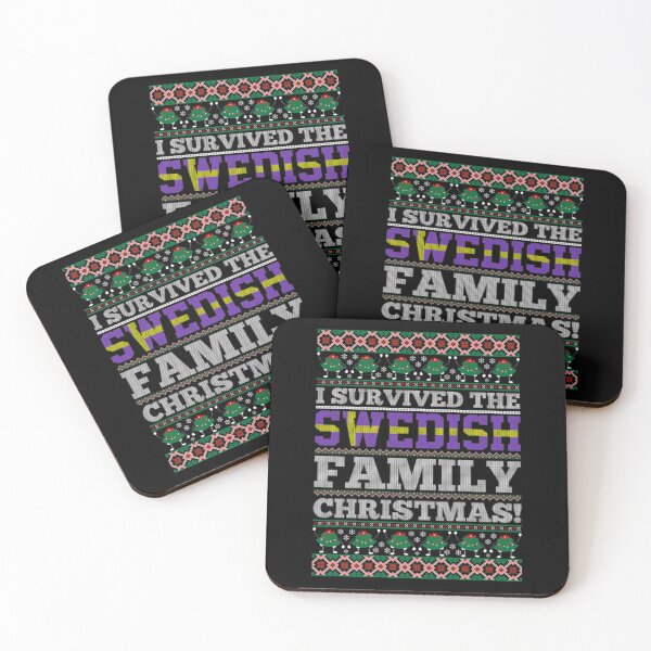 Item preview, I Survived The Swedish Family Ugly Christmas Tshir designed and sold by oonhdoon253.