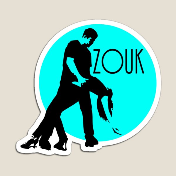 zouk dancers - blue moon Magnet