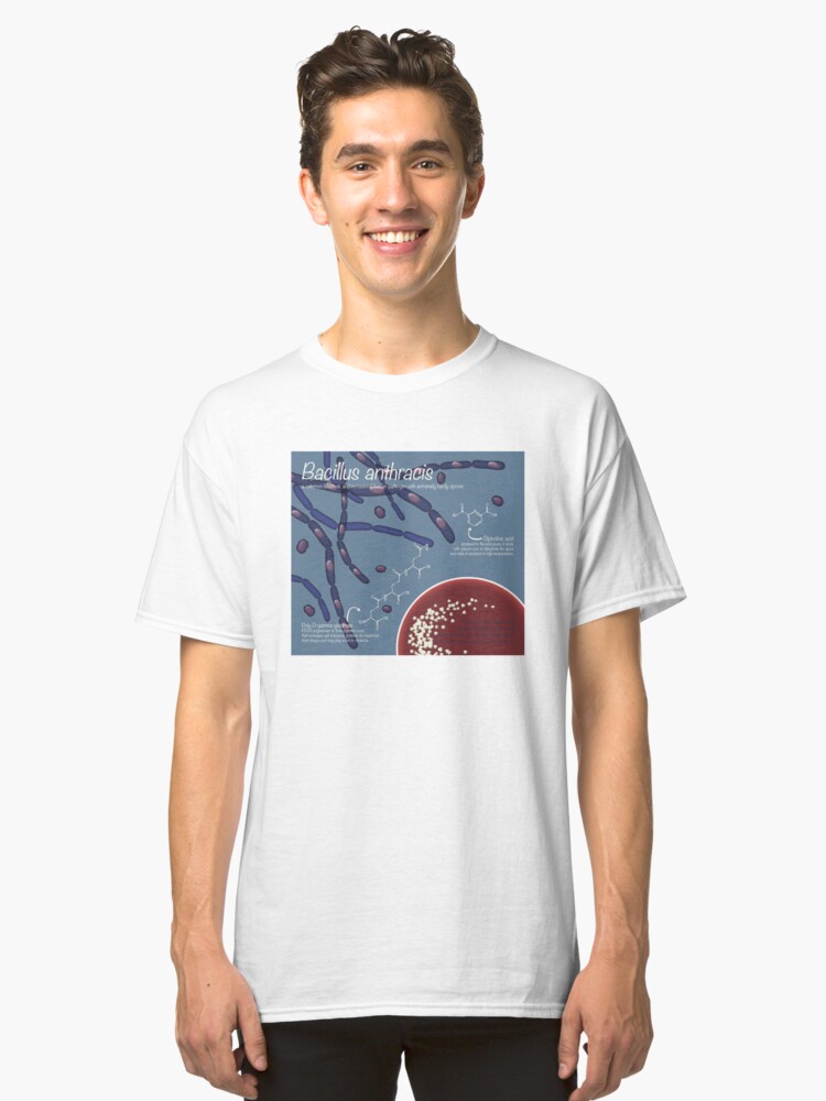 Alternate view of Bacillus anthracis Classic T-Shirt